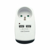 Rozgałęźnik 1GN Z/U + 2 GN Ładowarka USB ELEKTRO
