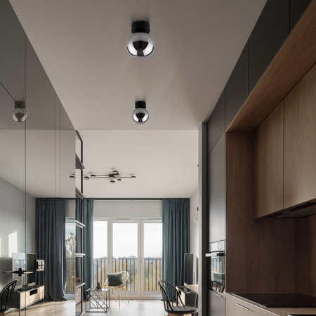 Kinkiet ESTERA BLACK 1xG9
