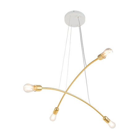 Lampa wisząca HELIX GOLD 4xE27