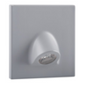 Oprawa schodowa 12V DC oczko 0,7W szara neutralna 4000K