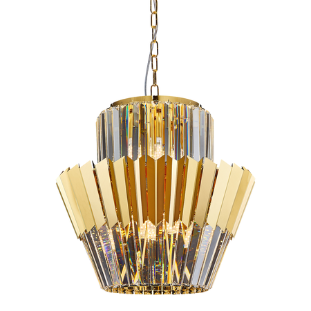 Żyrandol Lampa wisząca DONNA GOLD 9xE14