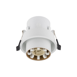 Regulowana lampa podtynkowa MONO SLIDE  GU10 biały/złoty Nowodvorski 10797