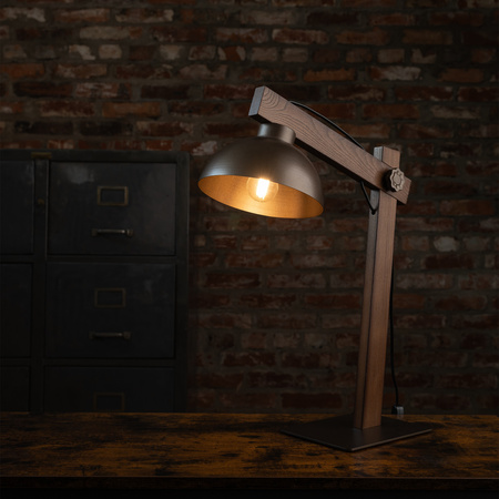 Lampka nocna OSLO BROWN 1xE27