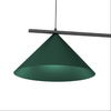 Lampa wisząca CAPITAL BLACK/GREEN 2XGX53