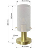 Light prestige Tirana biurkowa biała LP-945/1T WH