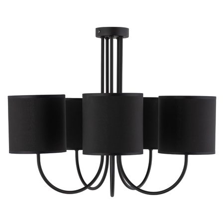 Lampa sufitowa TORENS Black 5xE27
