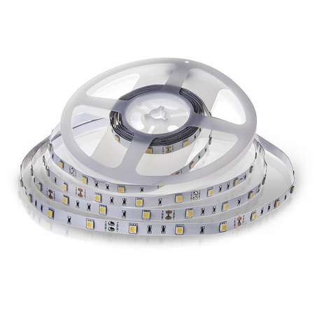 Taśma LED V-TAC SMD5050 150LED IP20 4,8W/m VT-5050 30-IP20 3000K 500lm