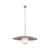 Tk Lighting SLATE SABIA GLASS lampa wisząca 1xE27