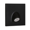 Oprawa schodowa 12V DC oczko 0,7W czarna ciepła 3000K