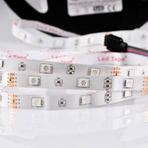 Zestaw: Taśma LED 18W 5m IP20 RGB kontroler, pilot, zasilacz