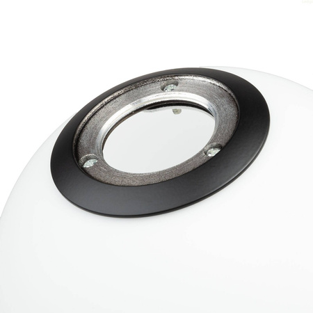 Lampa sufitowa czarna Milano Tower 4xE14 mleczne kule