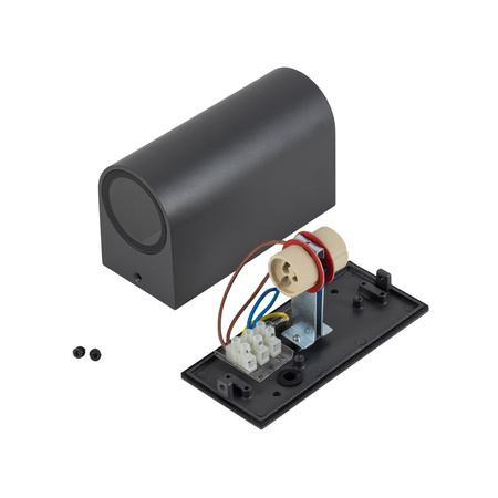 Nowodvorski Lampa ścienna zewnętrzna natynkowa grafitowa NICO