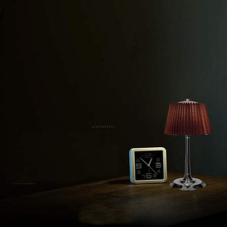 Lampka Biurkowa Nocna V-TAC 1,5W LED 28cm Ładowanie USB Ściemnianie Brąz 