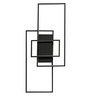 Plafon lampa LED Galaxis Vela 90W 83x36x8 cm czarny prostokątny + pilot