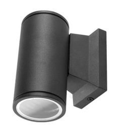 Kinkiet ogrodowy Oprawa Elewacyjna GU10 czarny dół IP65