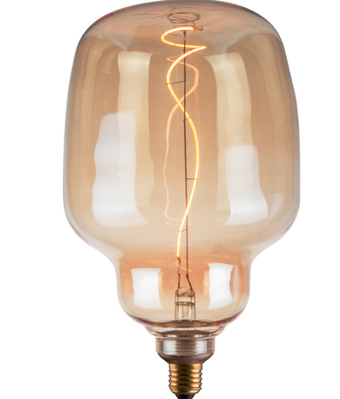 Żarówka dekoracyjna LED E27 FILAMENT S180 4W Vintage Amber