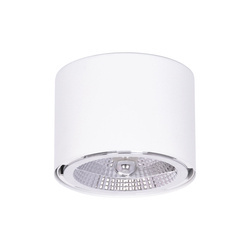 Biały spot w kształcie walca, do korytarza K-5133 z serii HORN