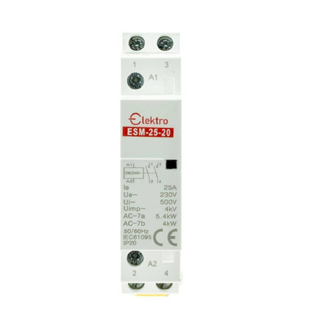 Stycznik ESM-25-20 1P 25A AC 230V
