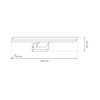 Kinkiet SHINE WHITE 13,8W LED