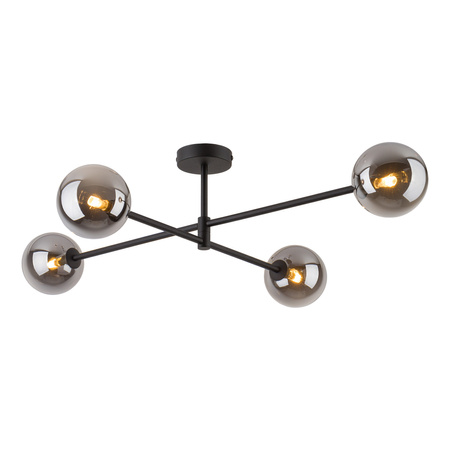 Lampa sufitowa SARIUS Black/Graphite 4xG9
