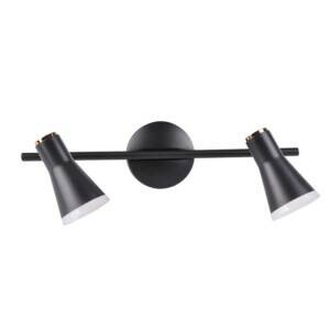 Lampa ścienno-sufitowa ruchoma LED BERG 2 Czarna 3000K