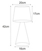 Lampka stołowa / nocna K-4642 z serii SOUL BLACK