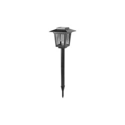 Lampa solarna LED ogrodowa 58cm wbijana 6500k czarna