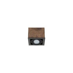 Nowodvorski Lampa punktowa natynkowa drewniana BOX ANTIQUE ES111