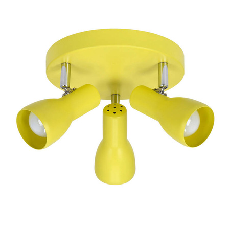 Lampa sufitowa plafon musztardowy regulowany 3xE14 Picardo 98-52414