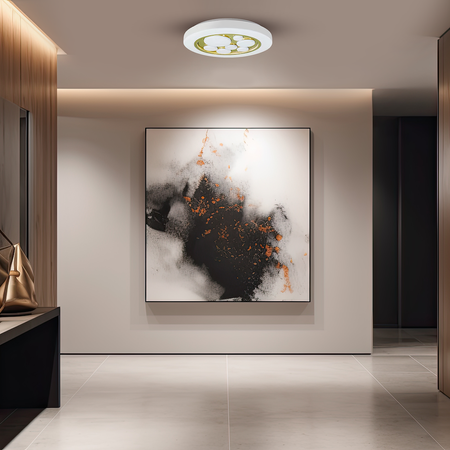 Plafon LED BUBBLES GOLD 30W  Ø390 mm