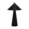 Lampka Biurkowa Nocna V-TAC 3W LED 33cm CCT Ładowanie USB-C Ściemnianie Czarna Skóra 