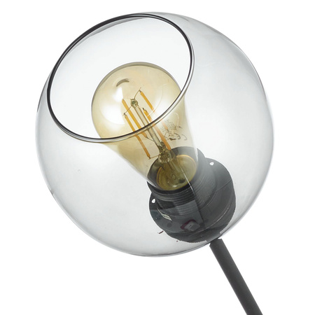 Lampa sufitowa FAIRY Czarna 6xE27