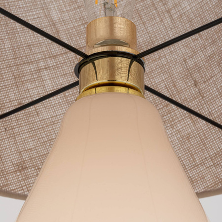 Lampka nocna LACRIMA Ecru 1xE27