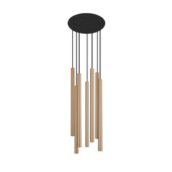 Nowodvorski Lampa wisząca mosiądz LASER 490