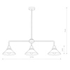Nowodvorski Lampa sufitowa czarna metalowa CRAFT