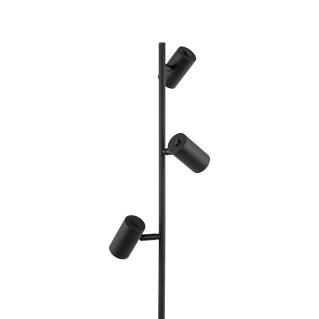  Lampa podłogowa TOP 3xGU10 Czarna