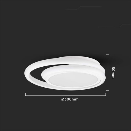 Plafon V-TAC 24W LED 3w1 Biały Okrągły fi.31cm VT-7783 4000K 2560lm