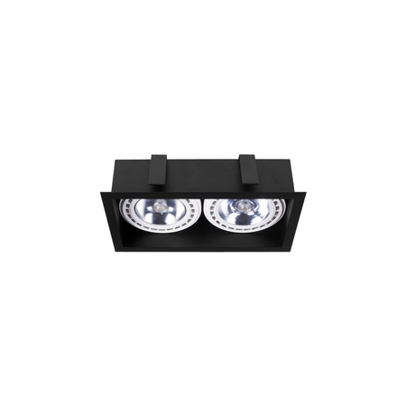 Nowodvorski Lampa punktowa podtynkowa czarna MOD