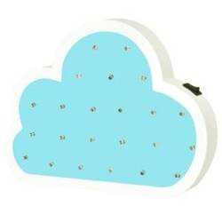 Lampa dekoracyjna drewniana Led CHMURKA na baterie