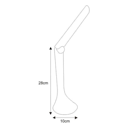 Lampka biurkowa K-MT-205 CZARNY z serii ASTON