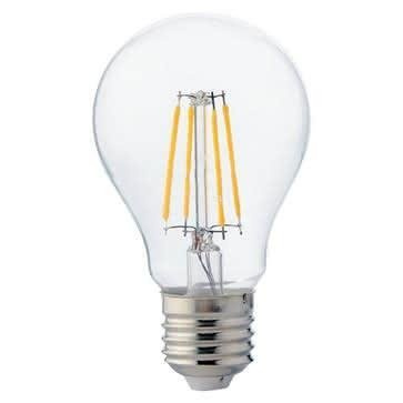 Żarówka LED filament  E27 A60 6W zimna 6500K 