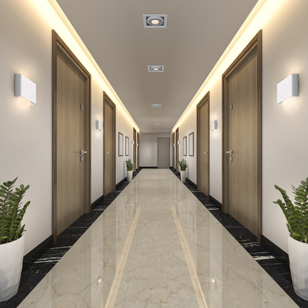 Nowodvorski Kinkiet metalowy biały HAGA