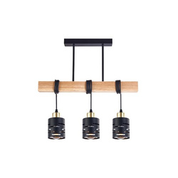 Lampa wisząca 3xE27 50cm  Elen czarna