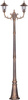 Lampa ogrodowa stojąca K-7064A2/2 CZARNY/ZŁOTY z serii STANDARD