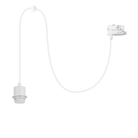 Zawiesie Hang Track Biały 1xE27 3-obwodowy