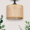 Lampa sufitowa regulowana juta abażur Natural boho 1xE27
