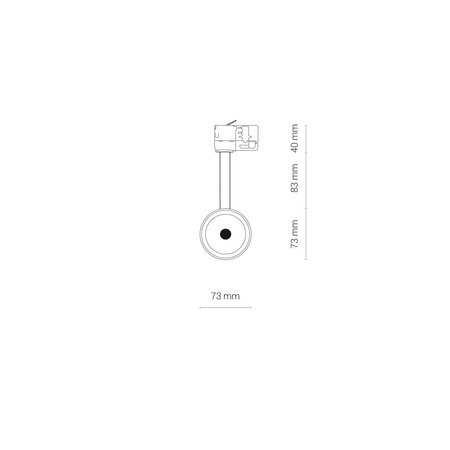 Nowodvorski Lampa LED biała CTLS MILO LED 25W 4000K