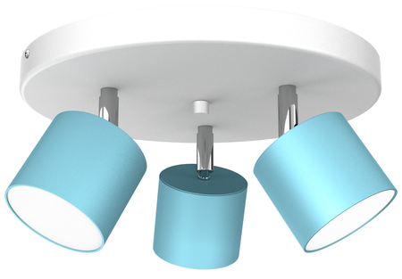 Lampa sufitowa DIXIE BLUE 3xGX53