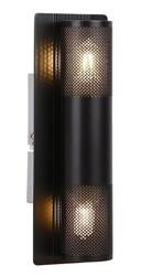 Kinkiet czarny ścienny metalowy 2x10W G9 Emu Candellux 91-81360