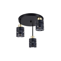 Lampa sufitowa 3xE27 LED Elen czarna